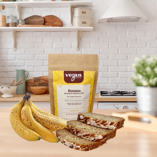 Classic Banana Bread Mix - Simple Vegan Baking Made Easy