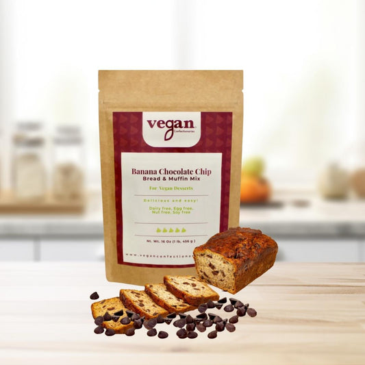 Banana Chocolate Chip Bread Mix - Vegan Antioxidant Rich Baking