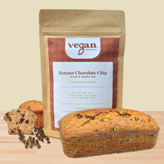 Banana Chocolate Chip Bread Mix - Vegan Antioxidant Rich Baking