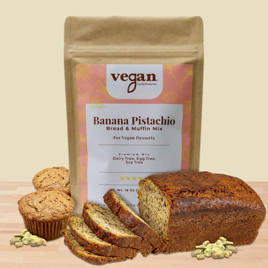 Banana Pistachio Bread Mix - Easy Bake Plant-Based Dessert