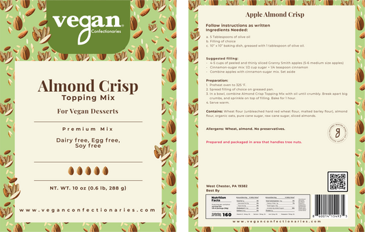 Almond Crisp Topping Mix - Healthy Vegan Dessert Topping