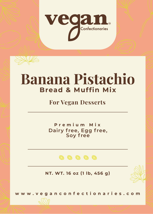 Banana Pistachio Bread Mix - Easy Bake Plant-Based Dessert