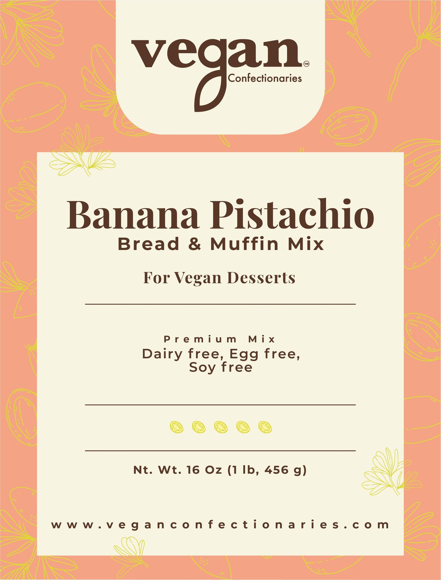 Banana Pistachio Bread/Muffin Mix